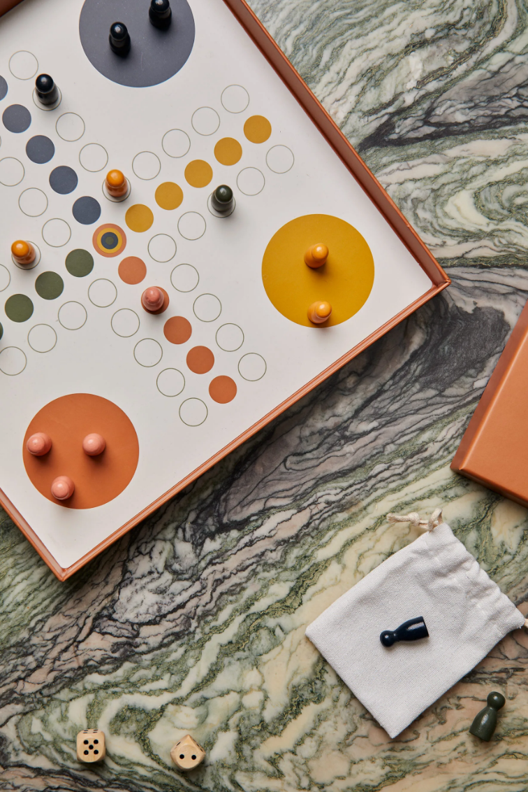 VINGA Ludo coffee table game, black